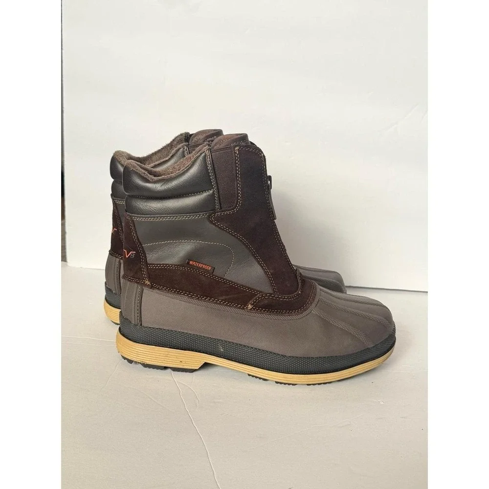NORTIV 8 Mens Warm Insulated Waterproof Hiking Winter Outdoor Snow Boots Shoes